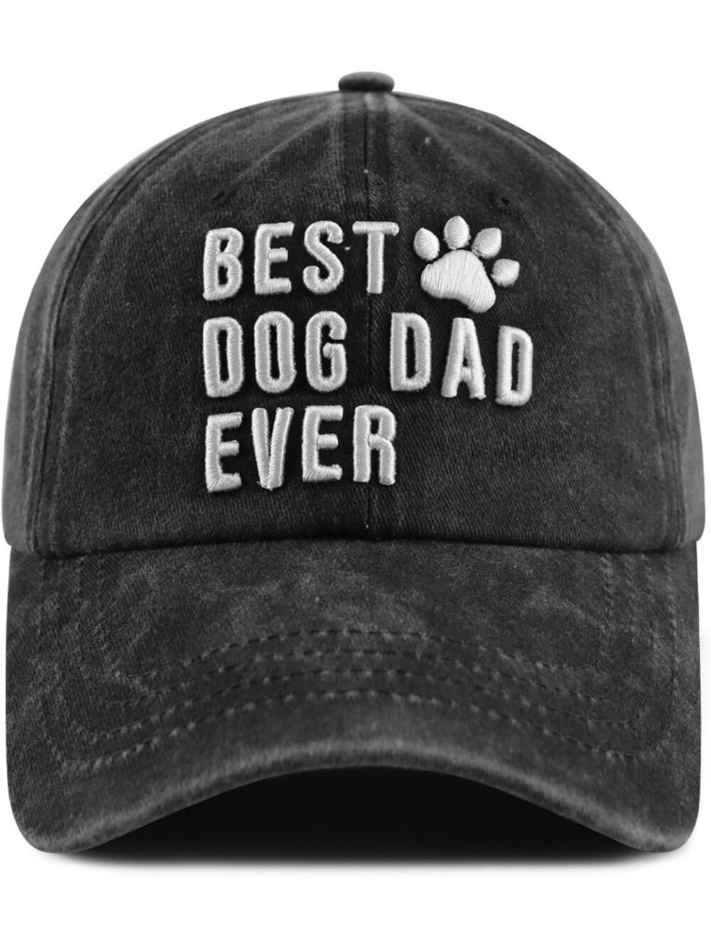 Funny Dog Dad Baseball Cap - Adjustable Cotton Hat, 3D Embroidery, Perfect Gift